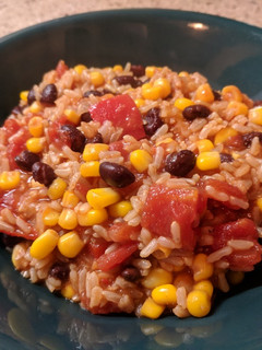 A picture of Vegan Pressure Cooker Beans & Rice.