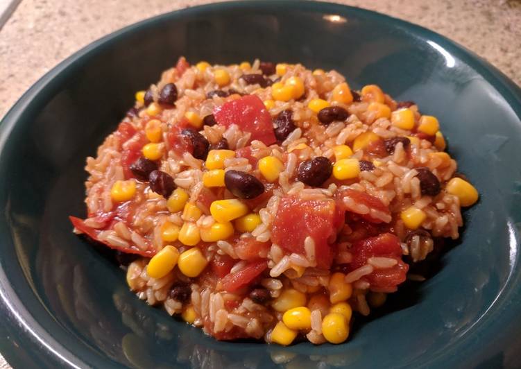 Simple Way to Make Super Quick Homemade Vegan Pressure Cooker Beans &amp; Rice