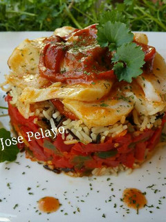 Una foto de Timbal de arroz salvaje