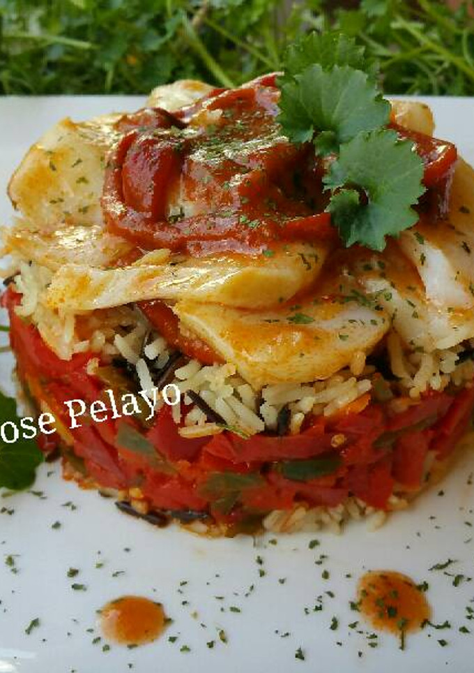 Una foto de Timbal de arroz salvaje