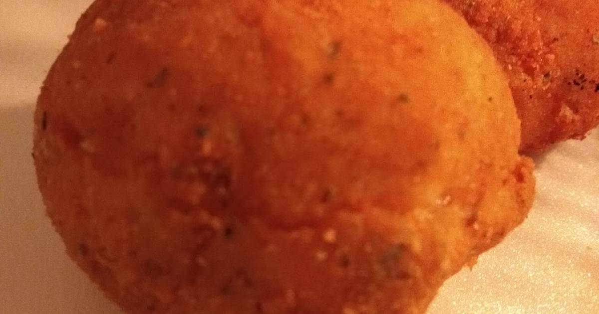 Croquetas de arroz jamón y queso Receta de Danu Parada Vazquez Cookpad