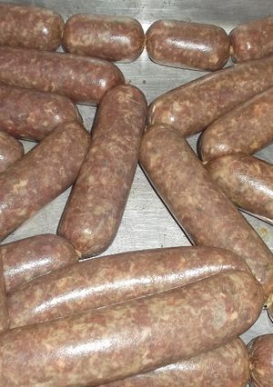 Una foto de Chorizos caseros de vaca