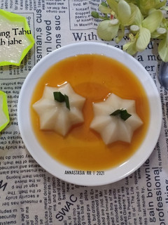 Foto resep Kembang Tahu kuah jahe
