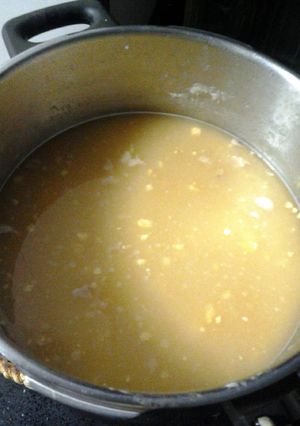 Una foto de Sopa de pollo muy aprovechada