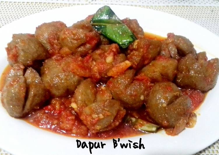 Proses memasak Sambal Goreng Bakso Pedas, Menggugah Selera