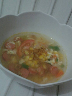 Foto resep Sup Jagung Telur