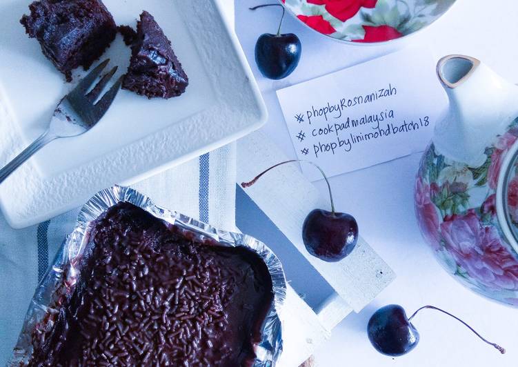 Cara Mudah Memasak Kek Coklat Cik Rose #phopbylinimohd #batch18 yang Sederhan