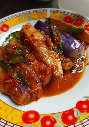 Foto resep Terong ungu bumbu kecap