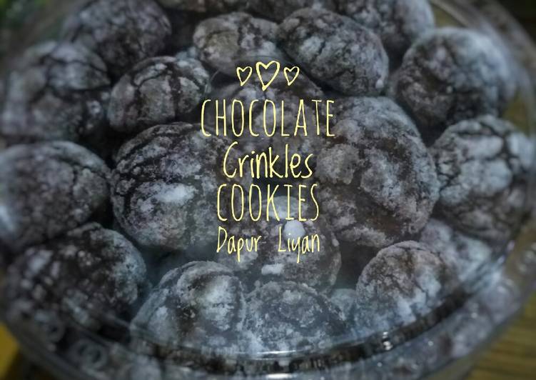 Chocolate Crinkles Cookies