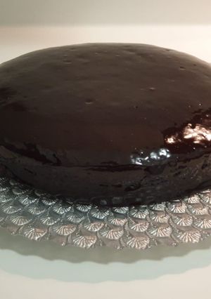 صورة لوصفة كيك صوص الشوكولا 😋