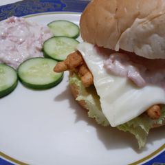 A picture of Crispy Zinger Burger.