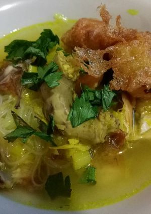 Foto resep Soto ayam kampung (soto lamongan)