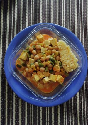 VEGÁN krémes csicseris tofu recept fotója
