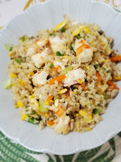 蝦仁炒飯 的食譜成品照片