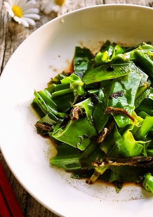 炒山蘇 的食譜成品照片