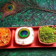 तिरंगा पंजीरी (tiranga panjiri recipe in Hindi)-レシピのメイン写真