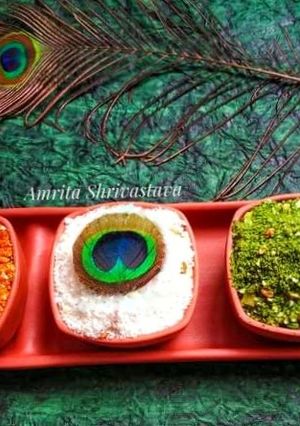 तिरंगा पंजीरी (tiranga panjiri recipe in Hindi) रेसिपी मुख्य फोटो