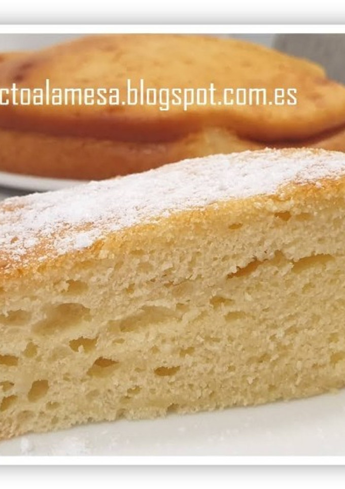 Una foto de Bizcocho de queso quark