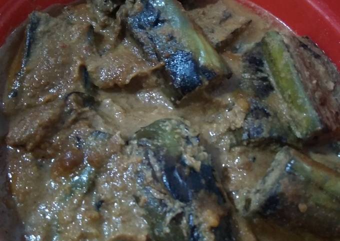 Resep Terong Bakar Bumbu Kacang Kencur Oleh Diyah Puspita Cookpad