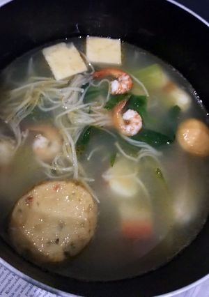 Foto resep Suki kuah seafood