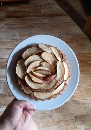 Una foto de Tortita integral de manzana