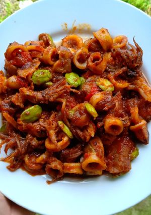 Foto resep Cumi pete pedas