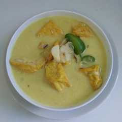 A picture of Tahu santan.