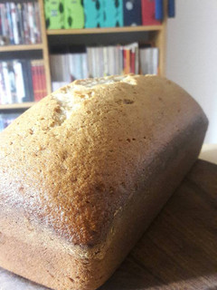 Una foto de Budín de banana super facilísimo!!! (En licuadora)