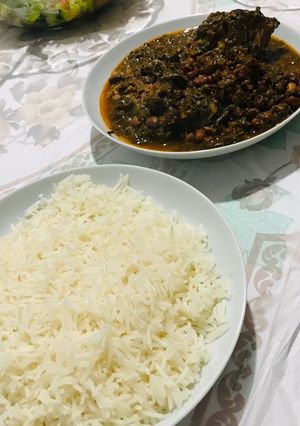 صورة لوصفة مرقة السبانخ ❤️