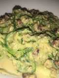 Espaguetis de calabacín a la carbonara