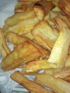 A picture of Deep fried Cassava #kidsrecipecontest.