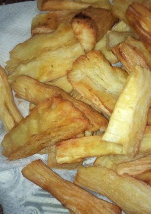 A picture of Deep fried Cassava #kidsrecipecontest.