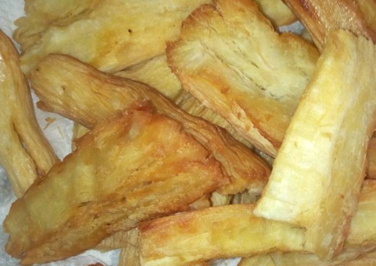 Deep fried Cassava #kidsrecipecontest