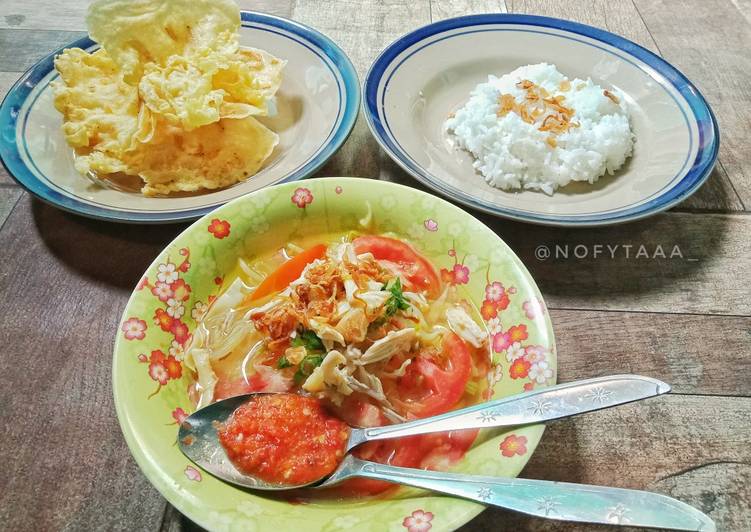 Cara Gampang Memasak Soto ayam segerr Yang Bisa Manjain Lidah