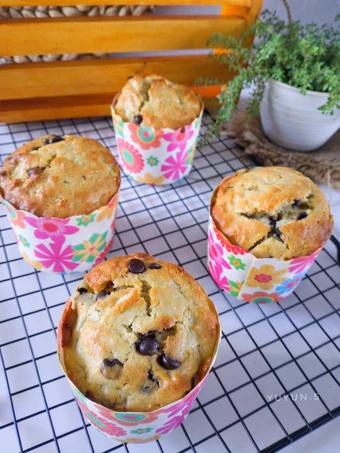 Cara Simple Menyiapkan Resep  Banana muffin simple &amp; yummy yang Bikin Ngiler, Enak