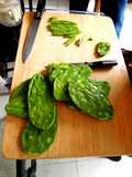 Nopales asados tipo San Diego