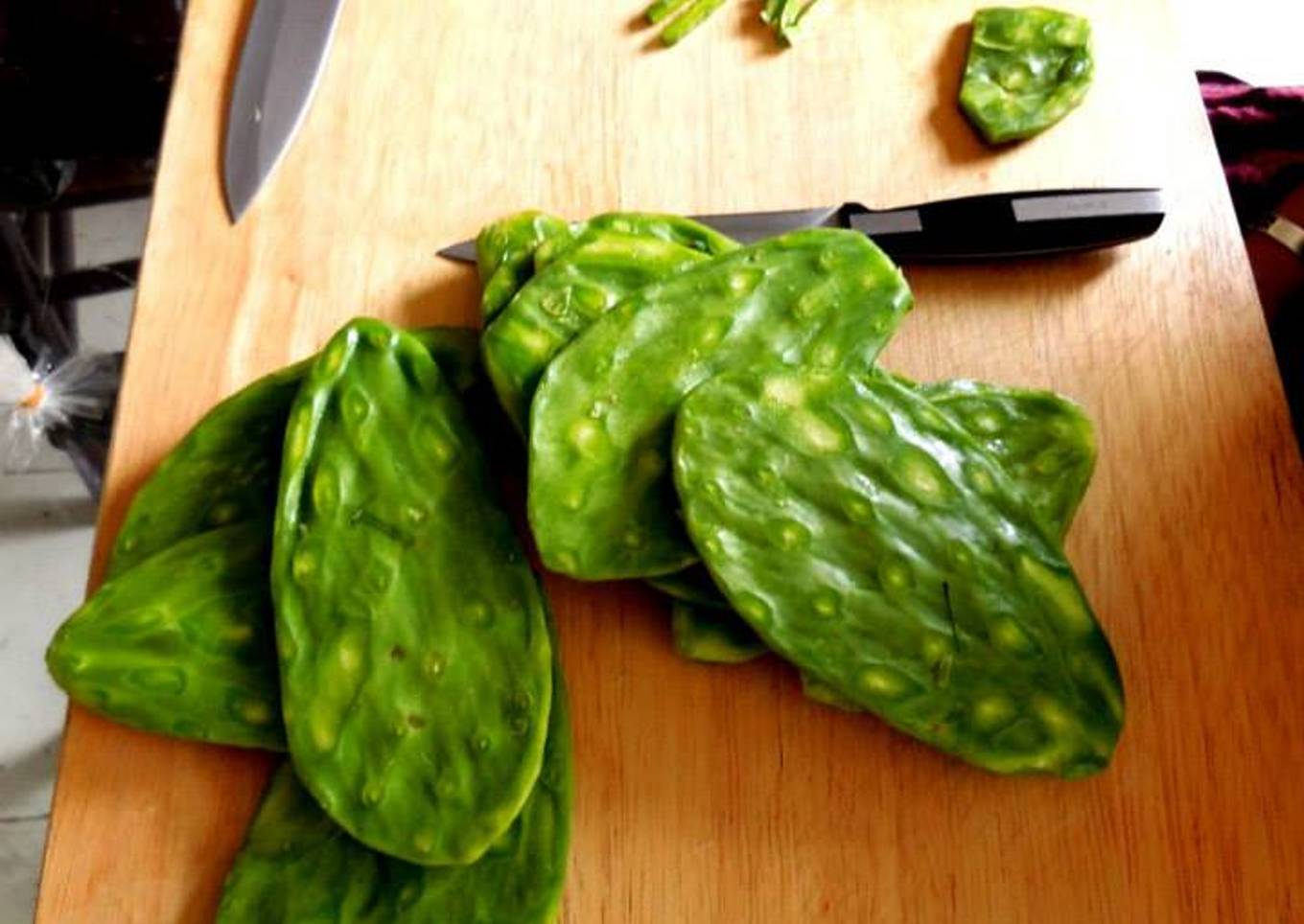 Nopales asados tipo San Diego