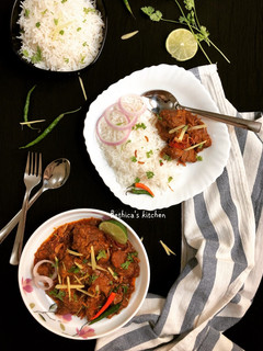 A picture of Balti Gosht.