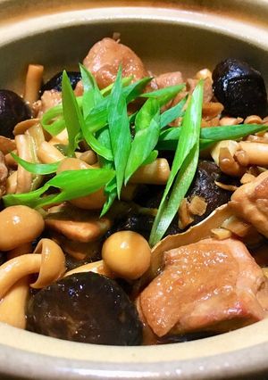 香菇燜雞 的食譜成品照片
