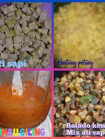 Langkah Gampang Menyiapkan Resep Balado kentang mix ati sapi endullita 🤤🤤🤤 Anti Ribet, Enak