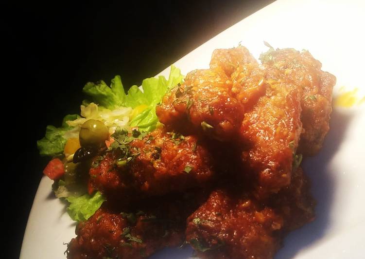 Recipe of Speedy Spicy Whisky Chicken Wings