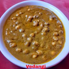 A picture of Palak Chole.