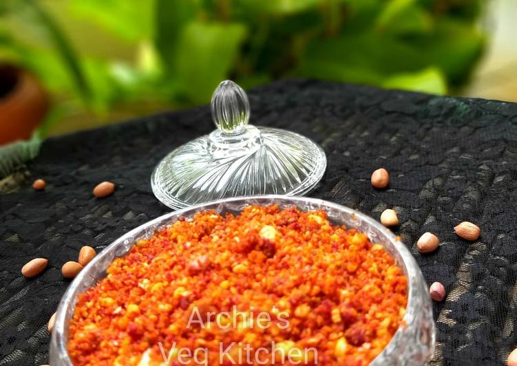 Recipe of Any-night-of-the-week Kolapuri Shangdhana chutney