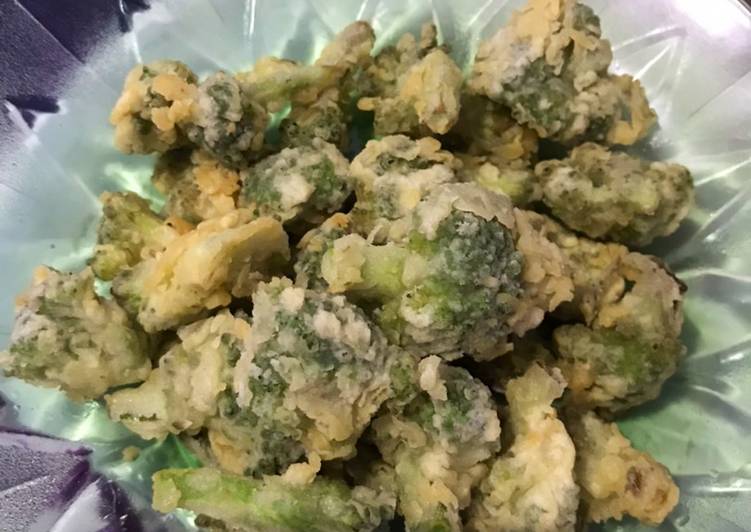 Resep Brokoli goreng tepung renyah, Bikin Ngiler