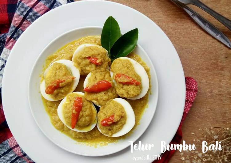 Resep Telur Bumbu Bali (khas Bali) Anti Gagal