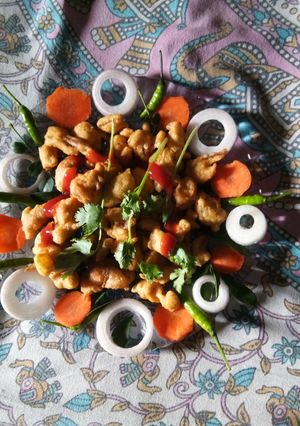 A picture of Mix veg fritters.
