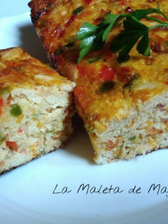 Una foto de Pastel salado de pavo con verduras