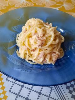 Carbonara spagetti recept fotója