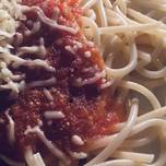 Spaghettis à la sauce tomate maison 🍝