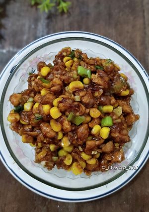 Foto resep Ayam dan Jagung Kecap